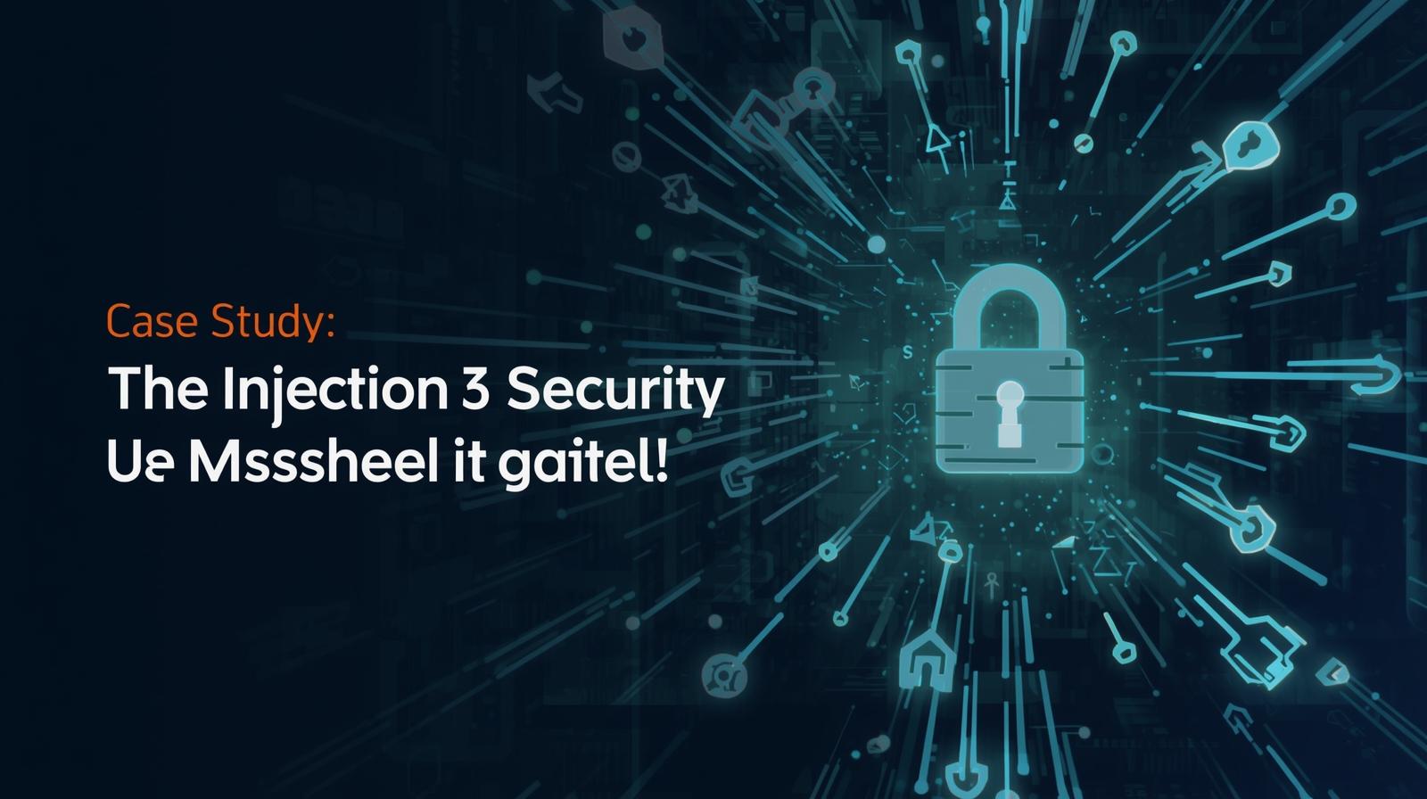 generate feature images for this _Case Study_ The Injection 3 Security Plugins Missed_