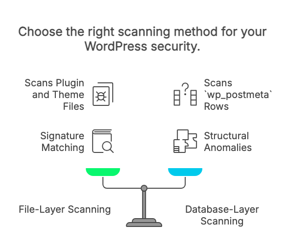 WordPress Page Builder Malware Database Detection